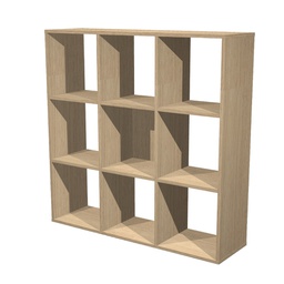 [82839] LIBRERIA 9 CASELLE 104x29,2cm-H103,9cm Rovere - RAINBOW