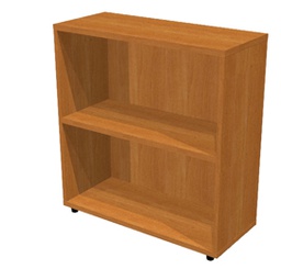 [76834] LIBRERIA BASSA A GIORNO 76x32cm - H81,5cm NOCE CHIARO