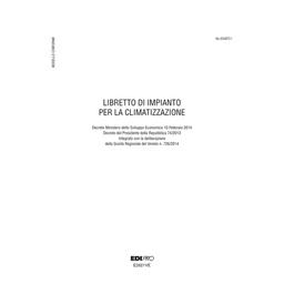 [73390] LIBRETTO IMPIANTO CLIMATIZZAZIONE VENETO 297x210mm 48pag E2621VE EDIPRO