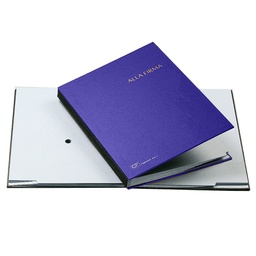 [56598] LIBRO FIRMA 14 PAGINE 24X34CM BLU 614-A FRASCHINI