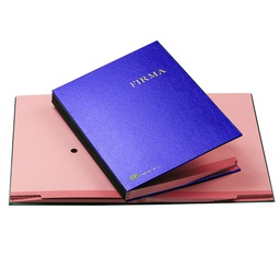 [36737] LIBRO FIRMA 14 PAGINE BLU 24X34CM 614-E FRASCHINI