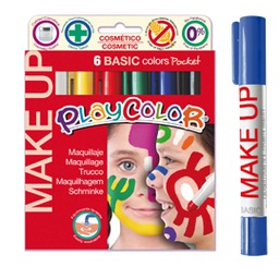 [79552] MAKE UP TEMPERA SOLIDA PLAYCOLOR ASTUCCIO CON 6 COLORI BRILLANTI