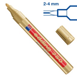 [27561] Marcatore EDDING 750 punta media vernice oro