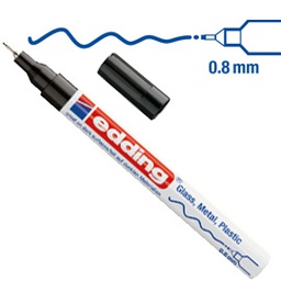 [51218] Marcatore EDDING 780 punta extra fine vernice nero