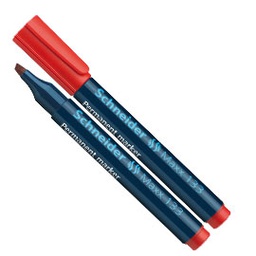 [70847] Marcatore MAXX 133 permanente punta scalpello rosso SCHNEIDER