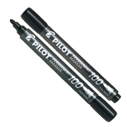 [80286] MARCATORE PERMANENTE 100 NERO P.TONDA 4.5MM PILOT