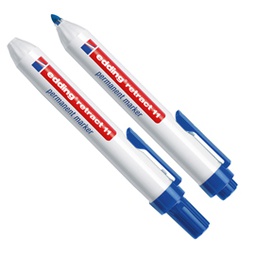 [83076] Marcatore permanente 11 Retract punta conica blu Edding