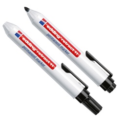 [83074] Marcatore permanente 11 Retract punta conica nero Edding