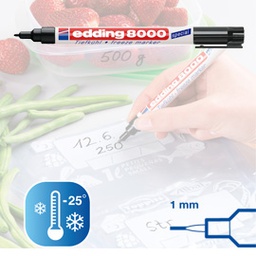 [73451] Marcatore permanente EDDING 8000 FREEZER MARKER nero