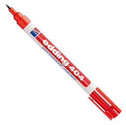 [83103] Marcatore permanente extra-fine Edding 404 punta 0,75mm rosso