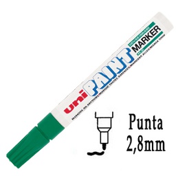 [37315] Marcatore UNI PAINT PX20 punta conica 2,8mm verde scuro UNI MITSUBISHI