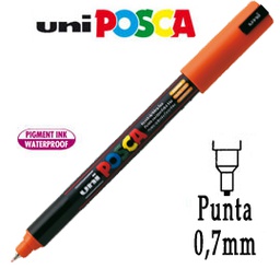 [69906] Marcatore UNI POSCA Pen PC1M p.extra fine 0,7mm arancio UNI MITSUBISHI