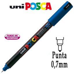 [69909] Marcatore UNI POSCA Pen PC1M p.extra fine 0,7mm blu UNI MITSUBISHI