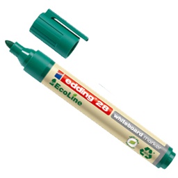 [77289] MARCATORE VERDE PER LAVAGNE BIANCHE EDDING 28 ECOLINE TRATTO 1,5 - 3,00mm