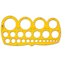 [34882] MASCHERA ARDA CERCHI C/SMUSSO 1/55MM