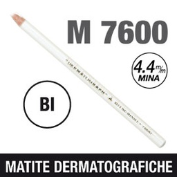 [52078] Matita dermotografica 7600 bianco UNI MITSUBISHI