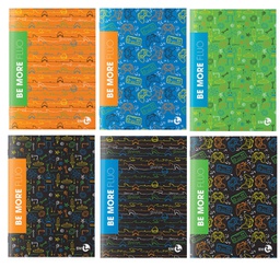 [93855] Maxiquaderno A4 36fg+2 100gr 4mm Be More FLUO BM