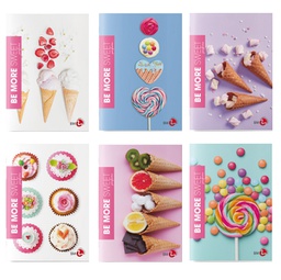 [92584] Maxiquaderno A4 36fg+2 100gr rigo di 3a SWEET Be More BM