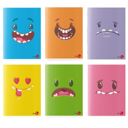 [76448] Maxiquaderno A4 40fg+2 80gr 1 rigo c/margine Vibes BM