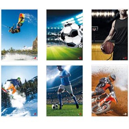 [82522] Maxiquaderno A4 40fg+2 80gr 1rigo Sport BM