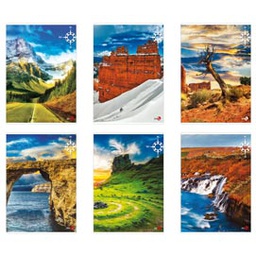 [82539] Maxiquaderno A4 40fg+2 80gr 4mm Paesaggi BM