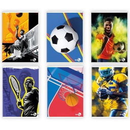 [82521] Maxiquaderno A4 40fg+2 80gr 4mm Sport BM