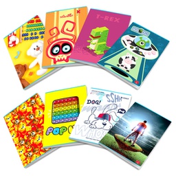 [97599] Maxiquaderno A4 80gr 40+2fg rigo di 3a assortimento Bimbo Pigna