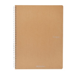 [94793] Maxiquaderrno A4 70fg 90gr 1 rigo Ecoqua Original spiralato bruno Fabriano