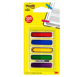 [45660] MINISET 100 Post-it® INDEX 684-4ARR1EU FORMATO FRECCIA