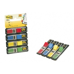 [32216] MINISET 140 SEGNAPAGINA Post-it® INDEX 683-4 IN 4 COLORI CLASSICI 12X43.6MM