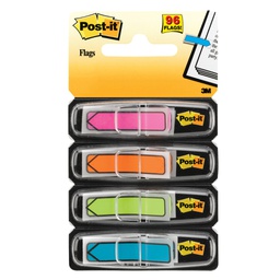 [47622] MINISET FRECCE 96 SEGNAPAGINA Post-it® INDEX 684-ARR4 IN 4 COLORI VIVACI