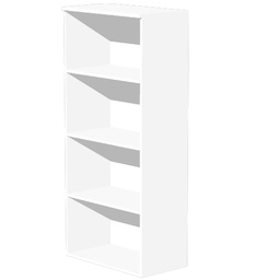 [74398] MOBILE ALTO A GIORNO 80X35cm H180cm BIANCO - EASY