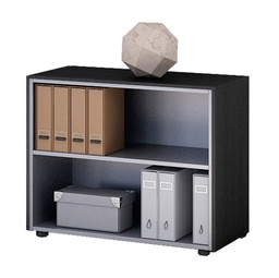 [74309] MOBILE BASSO A GIORNO 82,8X43cm H81,4cm NERO VEN. - PRESTIGE