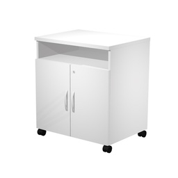 [89557] Mobile di servizio su ruote 68x52x77cm Bianco - AGORA'