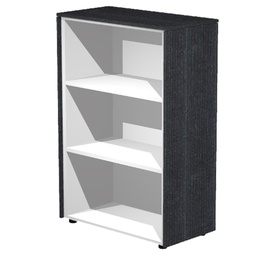 [74313] MOBILE MEDIO A GIORNO 82,8X43cm H119,8cm NERO VEN. - PRESTIGE