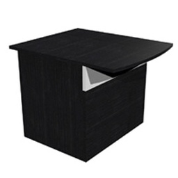 [76816] MODULO RECEPTION DISABILI s/SOPRALZO 80x97,5x72cm NERO VEN. /BIANCO - PRESTIGE