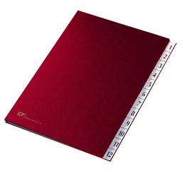 [56593] MONITORE 1/12 FRASCHINI FORMATO 24X34CM ROSSO ART. 627-N