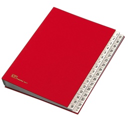 [56591] MONITORE 1/31 FRASCHINI FORMATO 24X34CM ROSSO ART. 643-D