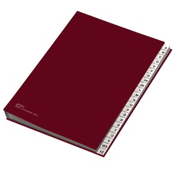 [56595] MONITORE A/Z FRASCHINI FORMATO 24X34CM ROSSO ART. 640-E