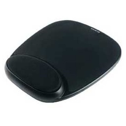 [48245] MOUSEPAD con POGGIAPOLSI COMFORT GEL NERO KENSINGTON