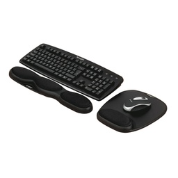 [48245] MOUSEPAD con POGGIAPOLSI COMFORT GEL NERO KENSINGTON