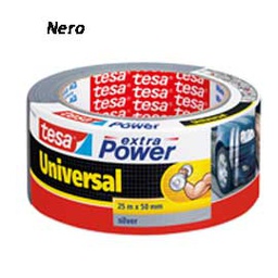[64993] NASTRO ADESIVO 25mtx50mm NERO tesa® Extra Power Universal