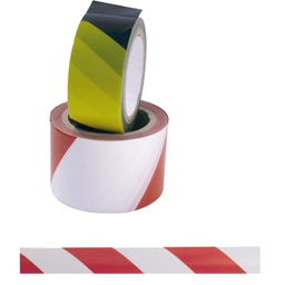 [61837] NASTRO ADESIVO 50MMX25MT SICUREZZA GIALLO/NERO