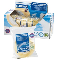 [87013] Nastro adesivo Ecophan 15mmx33mt in caramella Eurocel