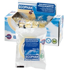 [87012] Nastro adesivo Ecophan 19mmx10mt in caramella Eurocel