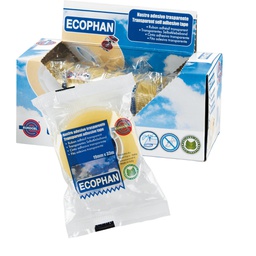[87014] Nastro adesivo Ecophan 19mmx33mt in caramella Eurocel