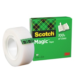 [32109] Nastro adesivo Scotch® Magic 810-1933 19mmx33mt invisibile permanente