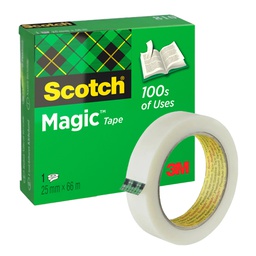 [74832] Nastro adesivo Scotch® Magic 810-2566 25mmx66mt invisibile permanente