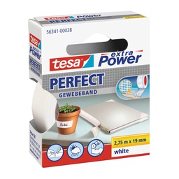 [37923] NASTRO ADESIVO TELATO 19MMX2,7MT BIANCO 56341 XP PERFECT