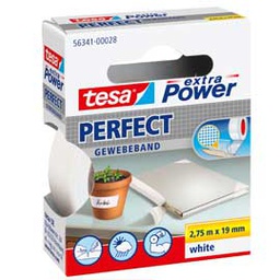 [37923] NASTRO ADESIVO TELATO 19MMX2,7MT BIANCO 56341 XP PERFECT